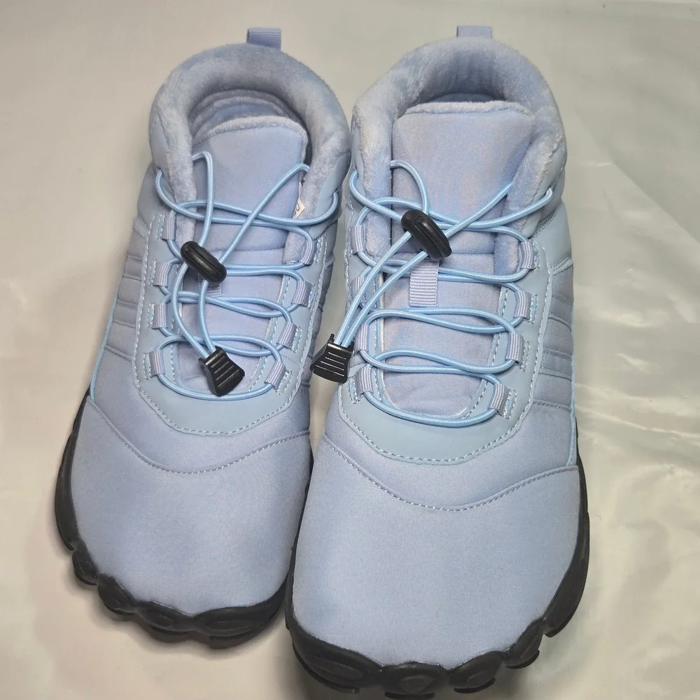 Barefoot Winter Boot Faux Fur Lined Minimalist Zero Drop Unisex 40 M7/7.5 W9/9.5